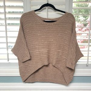 Cropped loose sweater